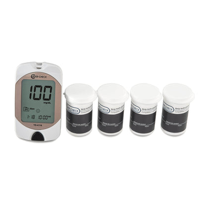 200 strip-teste + 200 lanțete +1 Glucometru Clever Check + husă, dispozitiv de lansare a lanțetelor